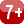 Symbol 7+
